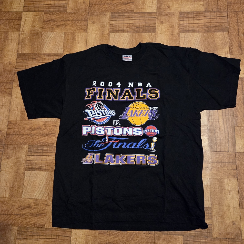 LAKERS 2004 NBA Finals Black T-Shirt
